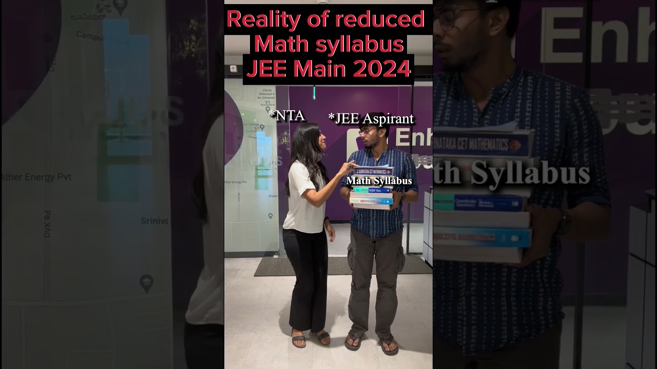 Reality of Reduced JEE Main 2024 Math Syllabus
